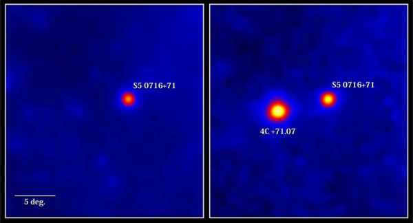 Gamma-ray flare in galaxy 4C 71.07