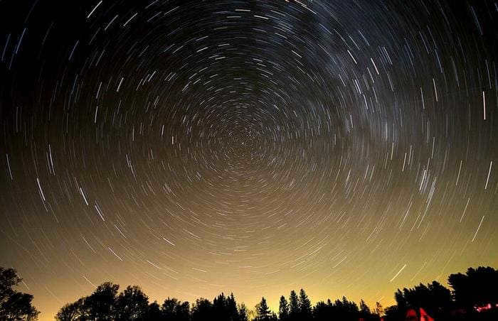 Polaris never changes its position in the sky.