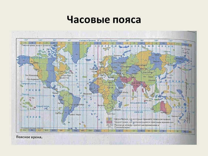 Time zones