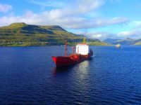 Captain Pershchin. Tanker. Faroe Islands. Port Runavik.