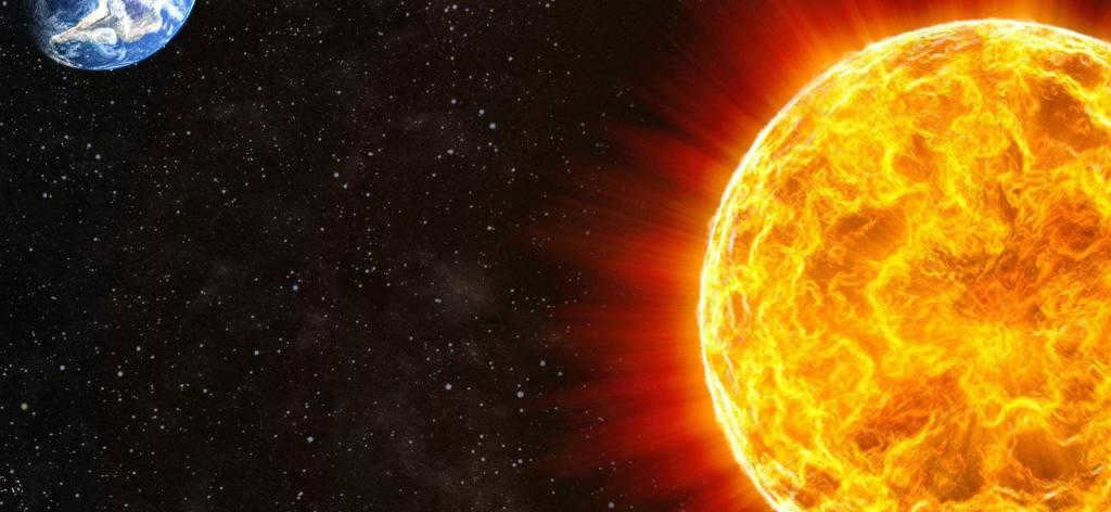 The sun from space