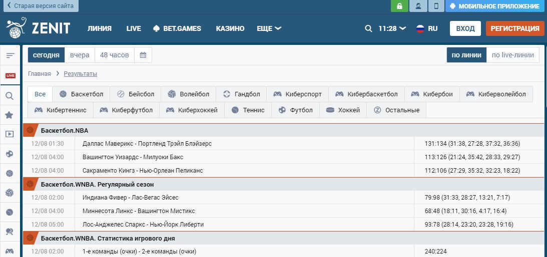 ZenitBet Prematch
