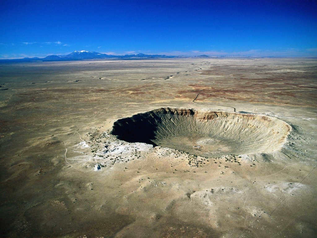 Arizona crater.