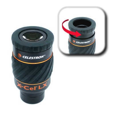 Eyepiece with a rigid twist-out eyecup