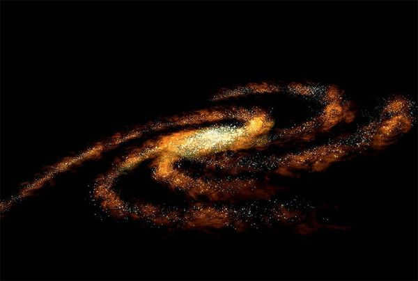 A map of our island. Using infrared images from the Spitzer Space Telescope, astronomers are mapping the Milky Way. It consists of the two largest spiral arms, Shields-Centaurus and Perseus, connected by a bar, and two smaller ones, Sagittarius and Naugolnik, filled with gas clouds and star-forming regions. Even smaller arms include the Outer, Far, and Near 3-Kiloparsec arms. Our solar system is located in a small arm (spur) of Orion. Image: "Popular Mechanics"