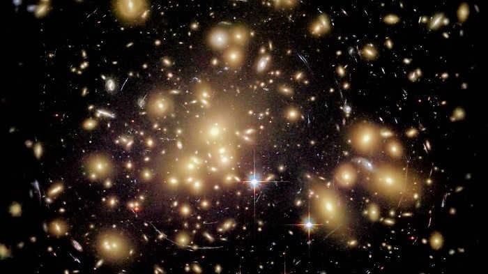 A cluster of galaxies