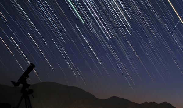 Use an astronomical calendar of celestial events.