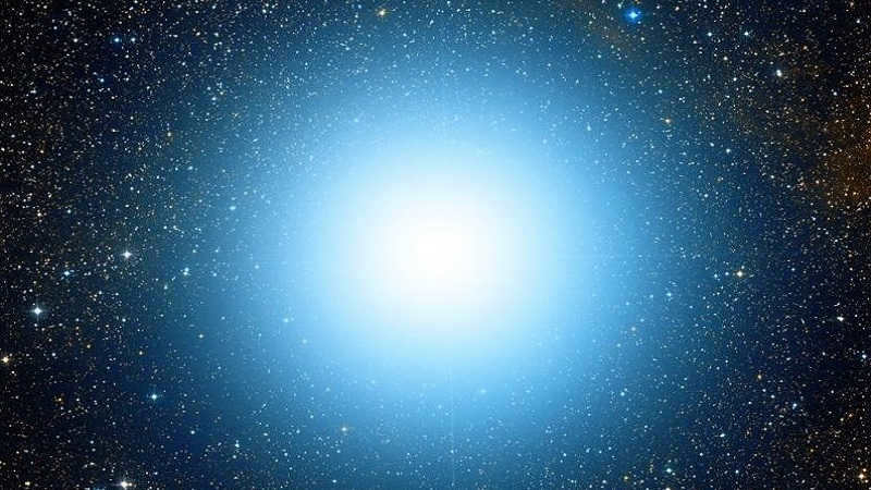 Spica is the brightest star in the constellation Virgo and the sixteenth brightest star in the sky with an apparent stellar magnitude of +1.04.