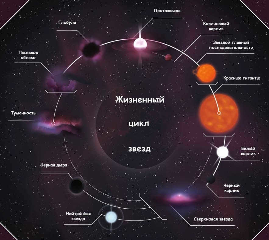 The life cycle of a star