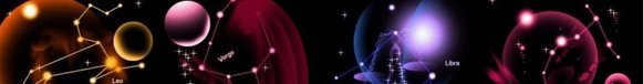 Planets in the signs of the Zodiac