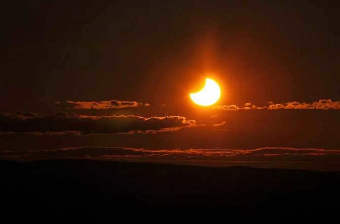 A private solar eclipse