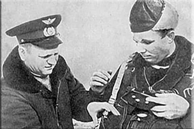 Nikitin taught Gagarin to parachute from high altitudes.