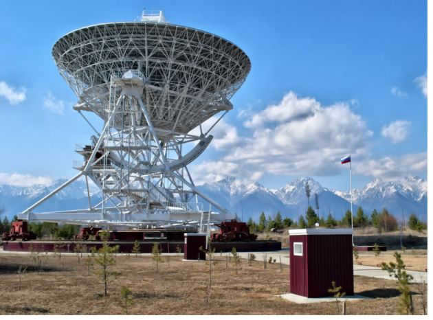 Radio telescope of the Kvazar network in Badary