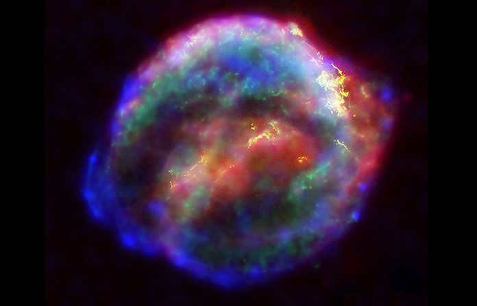 The remnant of Kepler's supernova.