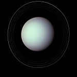 Uranus, Voyager 2 image in 1986