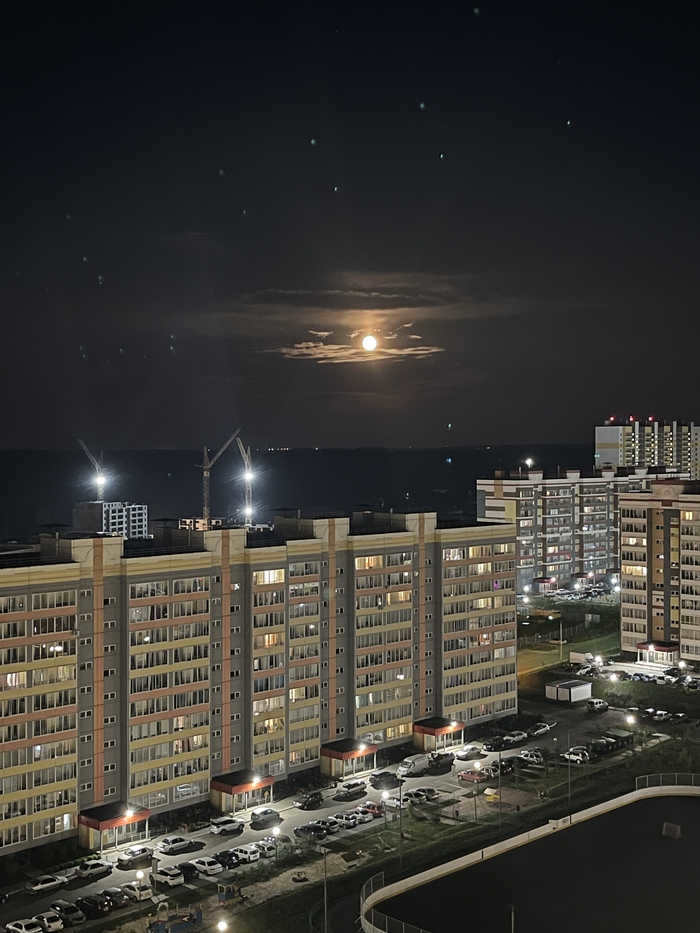 Moon tonight beautiful Night, Sky, Moon, Night city, Mobile photography