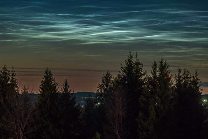Silver clouds like an ocean in the sky. Filmed on August 1. Chuvashia Silver clouds, Sky, Landscape, Chuvashia, Field, Horizon, Night, Village, August, Longpost