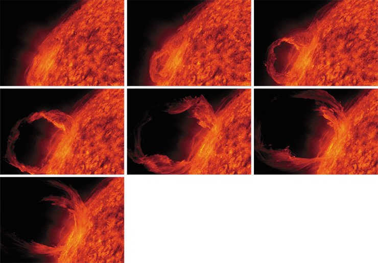 An active prominence on the Sun on March 30, 2010. Photo: Solar Dynamics Observatory, NASA