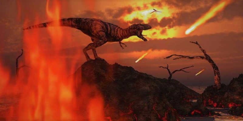 End of the Cretaceous Period and extinction of dinosaurs