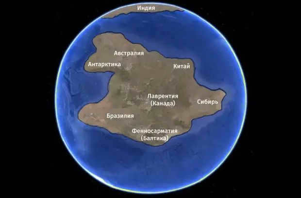 What has the face of the Earth looked like over time?