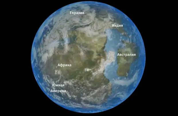 How the face of the Earth has changed over the time of its existence
