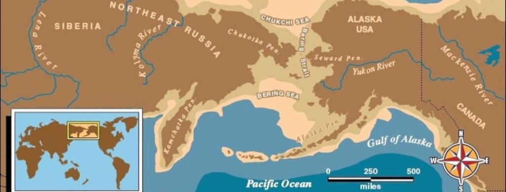 News & prioslav.ru: Earth a million years ago - there was no Bering Strait then.