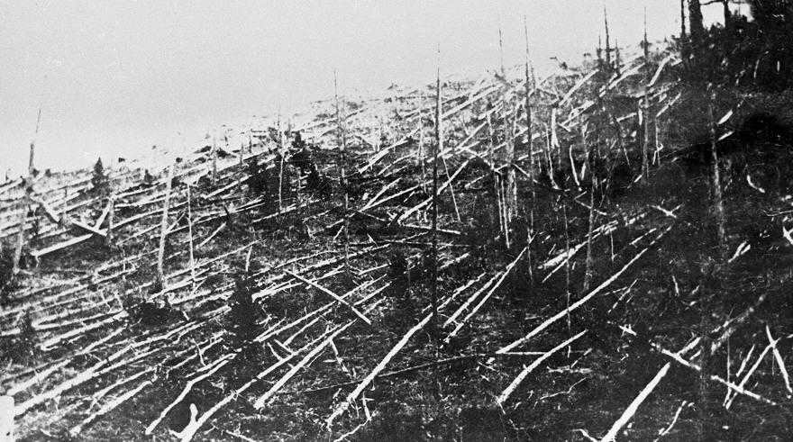 Tunguska impact asteroid 