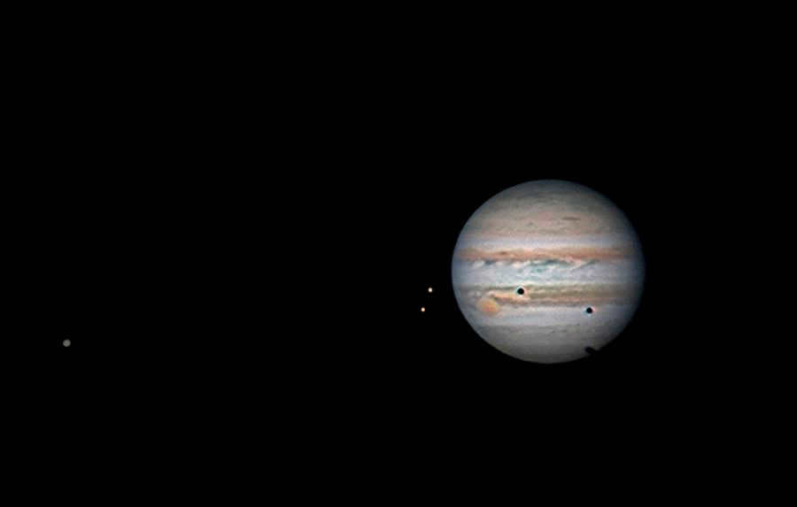 Jupiter and its satellites photo 