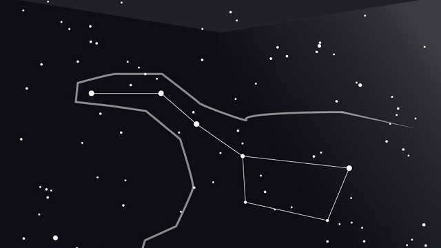 Asterism of the Big Dipper in Greece