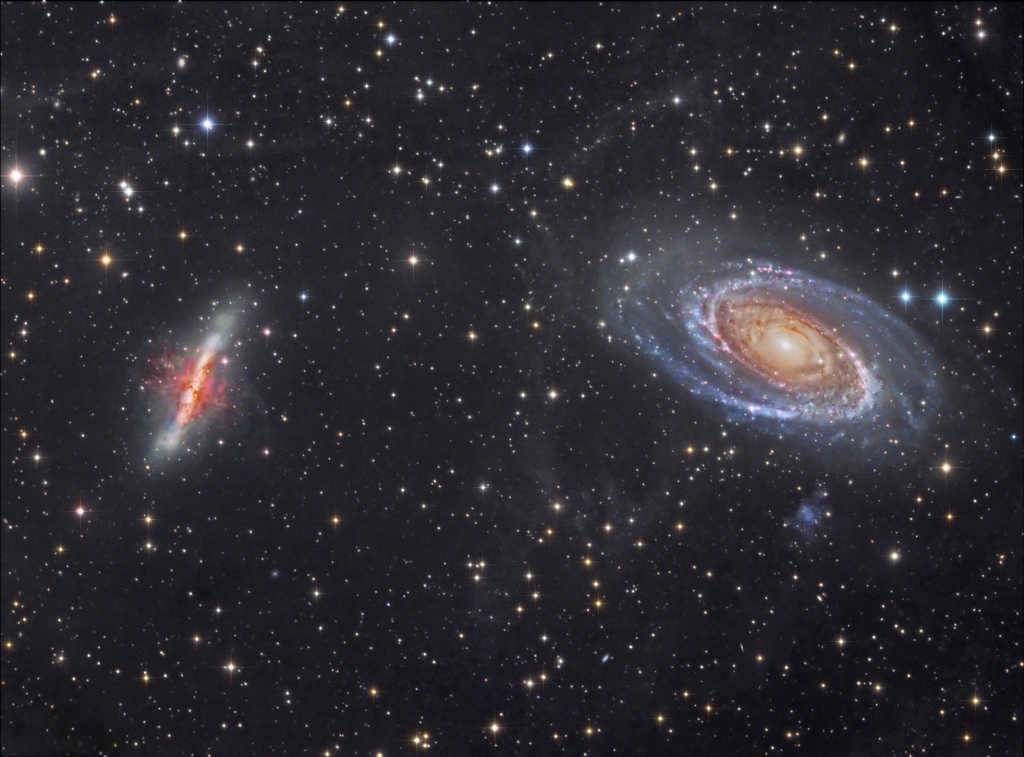 Galaxies M81 and M82