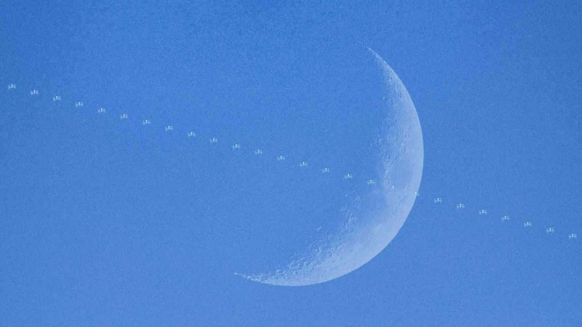 Daytime ISS
