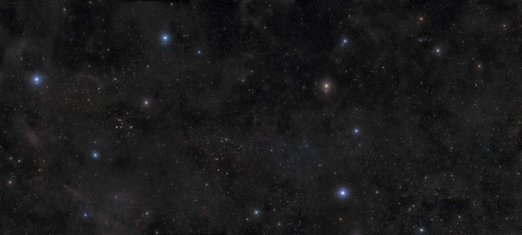 A mosaic of 54 different images with a total exposure time of about 40 hours