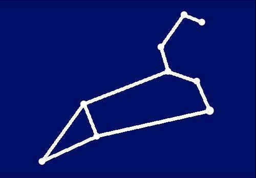 Lion constellation with one more additional line.