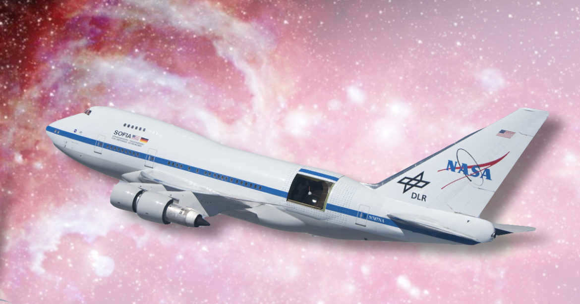 SOFIA telescope illustration