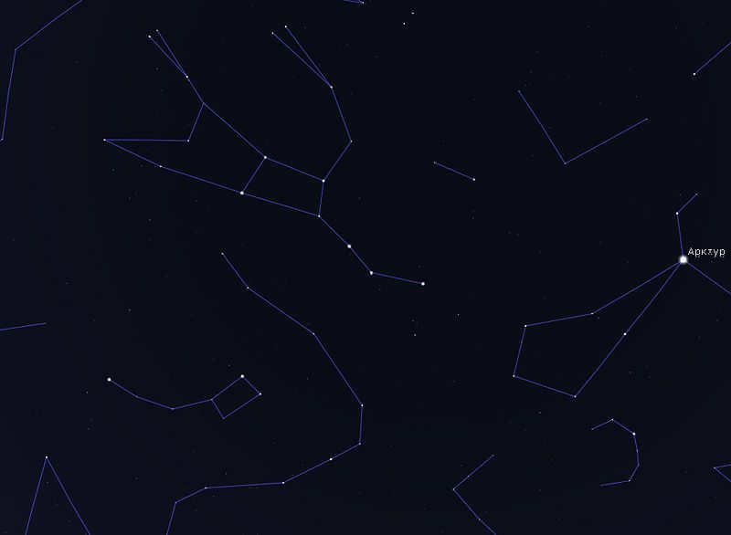 where the Big Dipper is in the spring