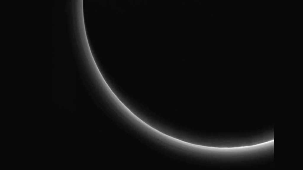 Pluto's multi-layered atmosphere up close