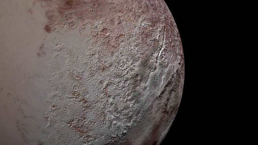 Pluto's surface