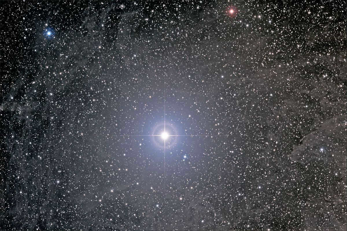 Nebula around Polaris