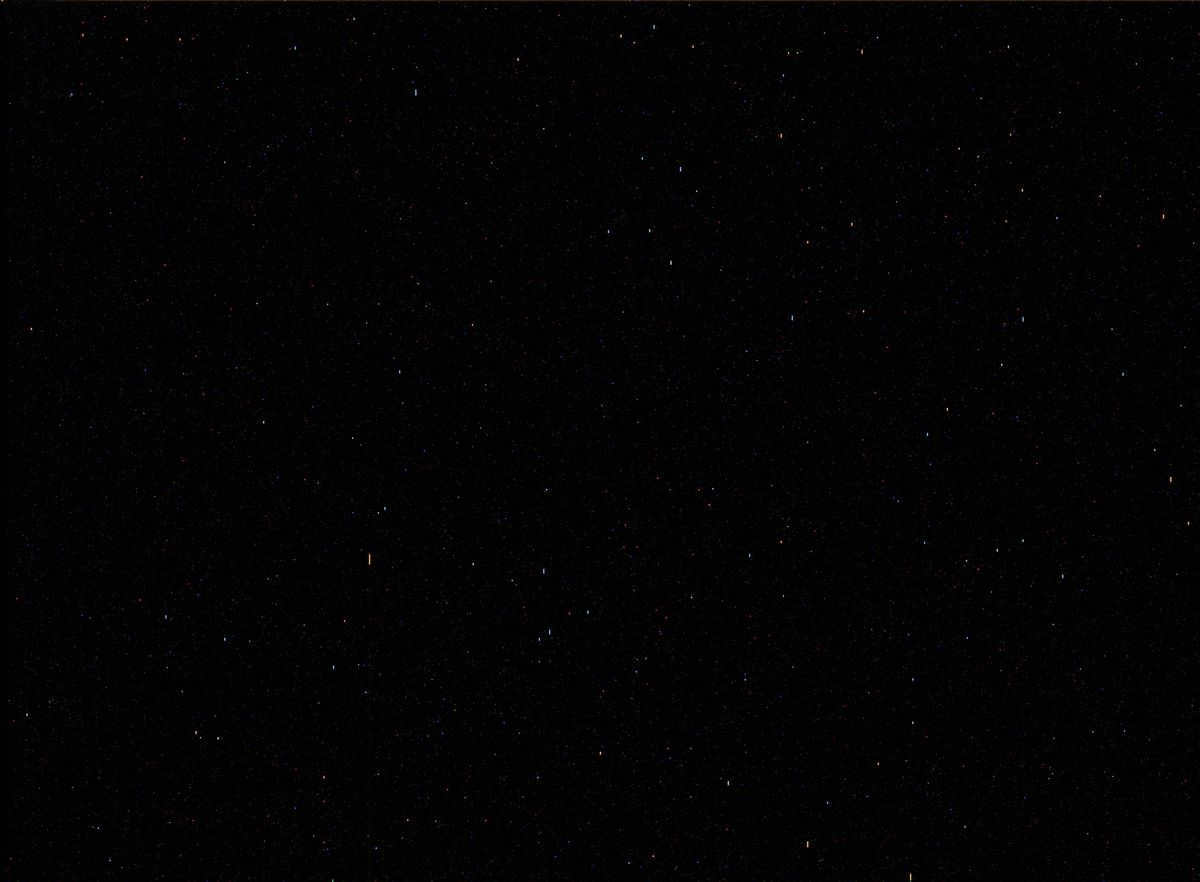 Mars night sky, Curiosity rover image