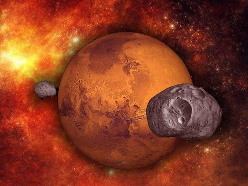 Mars and its satellites