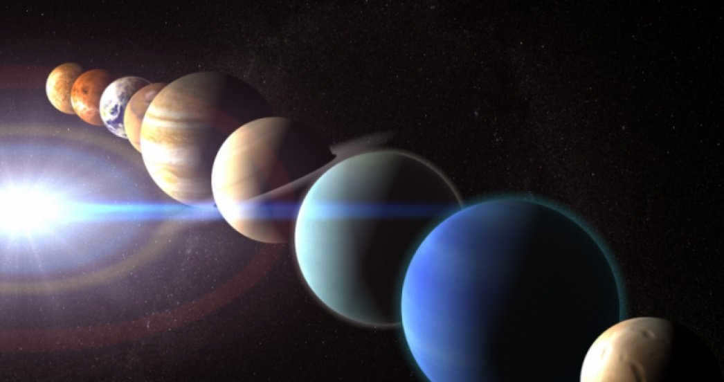 A parade of planets