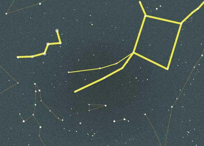 stars of the constellation Andromeda