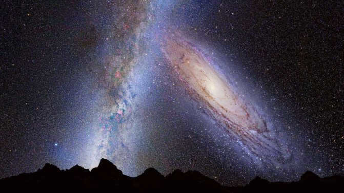 andromeda galaxy collision