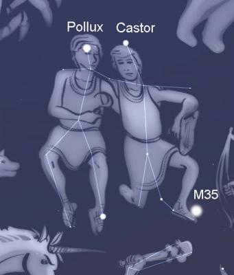 what does the twin constellation look like