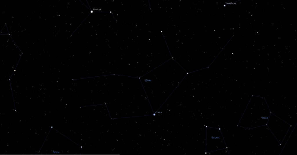 Image from the planetarium program