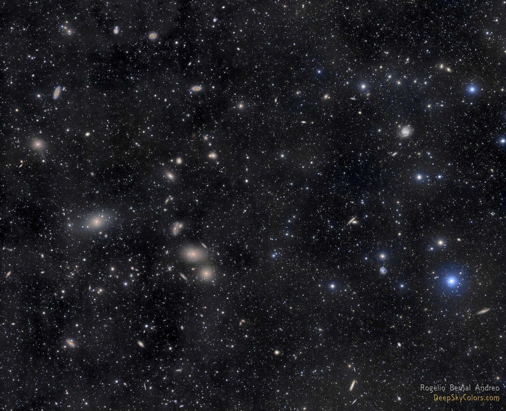 A cluster of galaxies in Virgo