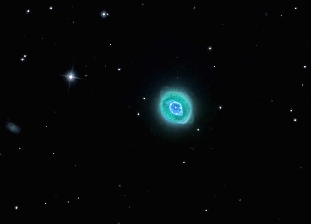 The planetary nebula NGC 3242, also known as Jupiter's Ghost
