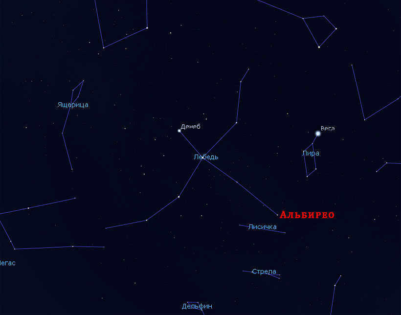 Mysterious cosmos - the beautiful constellation Swan