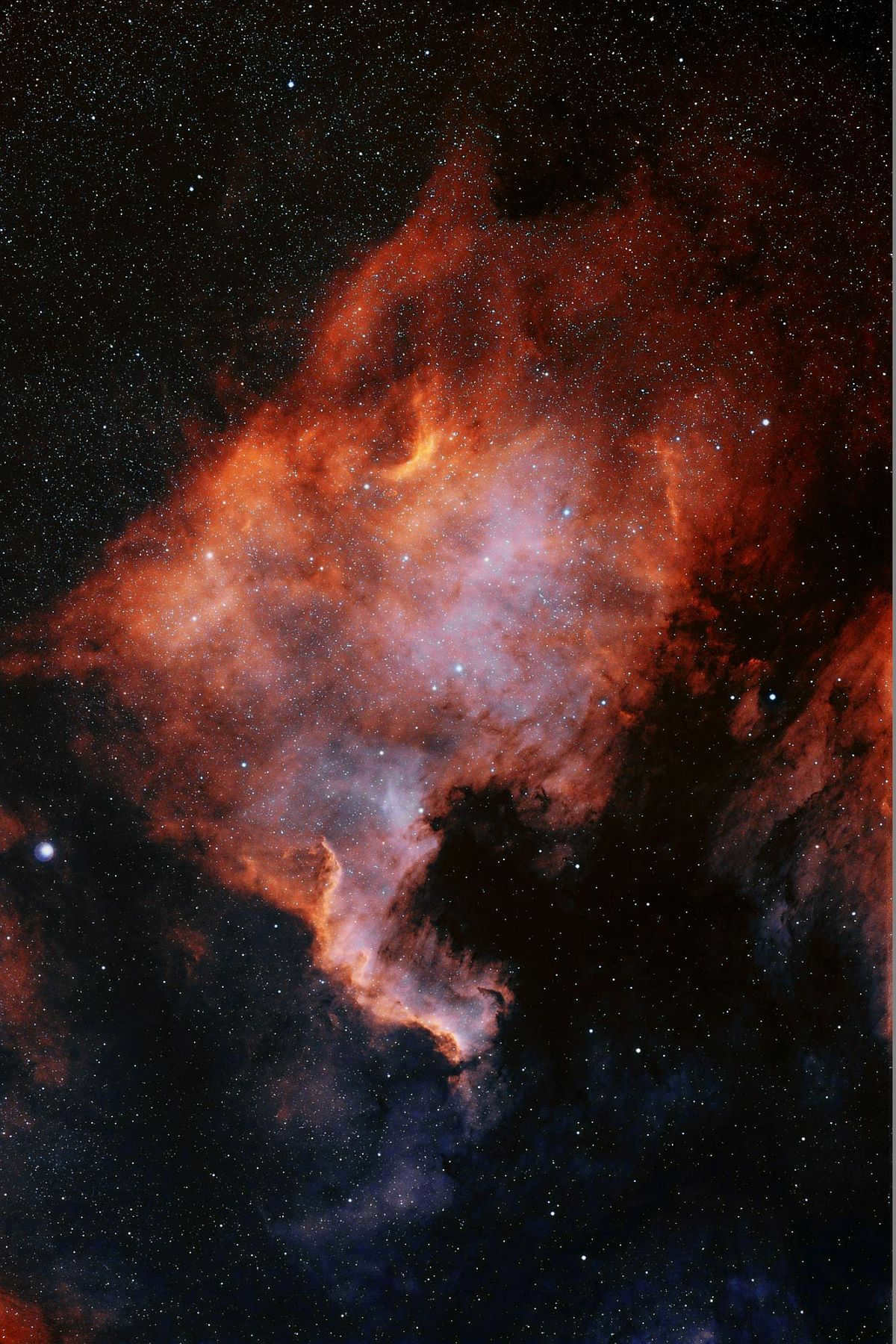 NGC 7000 composite image