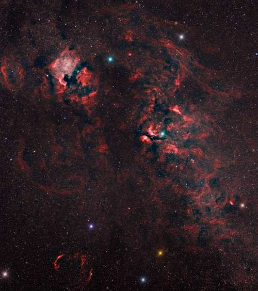 Milky Way region from Swan constellation